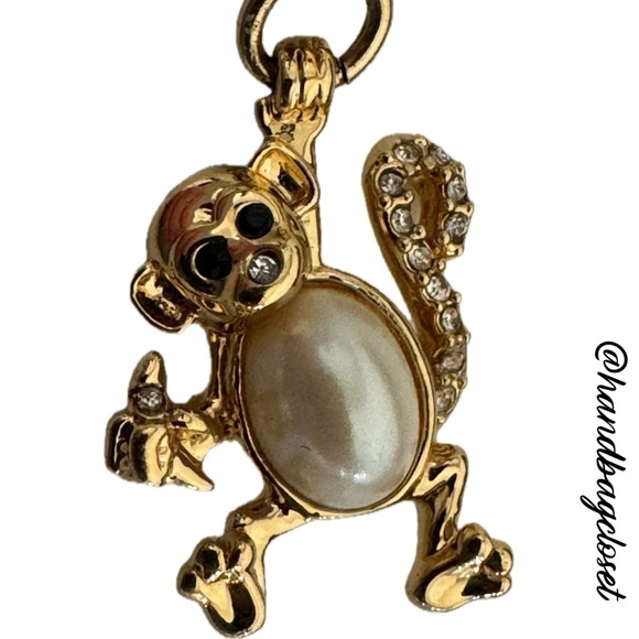 KATE SPADE Monkey Vintage 12 KT Charm (No Bracelet) - Picture 1 of 7
